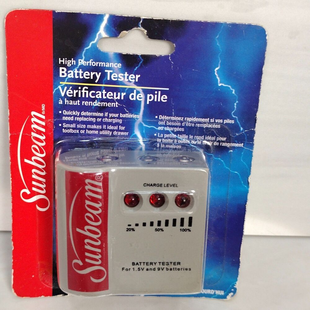 Sunbeam High Performance Battery Tester - Picture 1 of 5